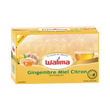 INFUSION GINGEMBRE MIEL CITRON WALIMA  20 SACHETS - Panier d'orient