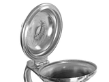 Petite théière marocaine en cuivre et Acier inoxydable 30cl moderne - Panier d'Orient épicerie orientale en ligne